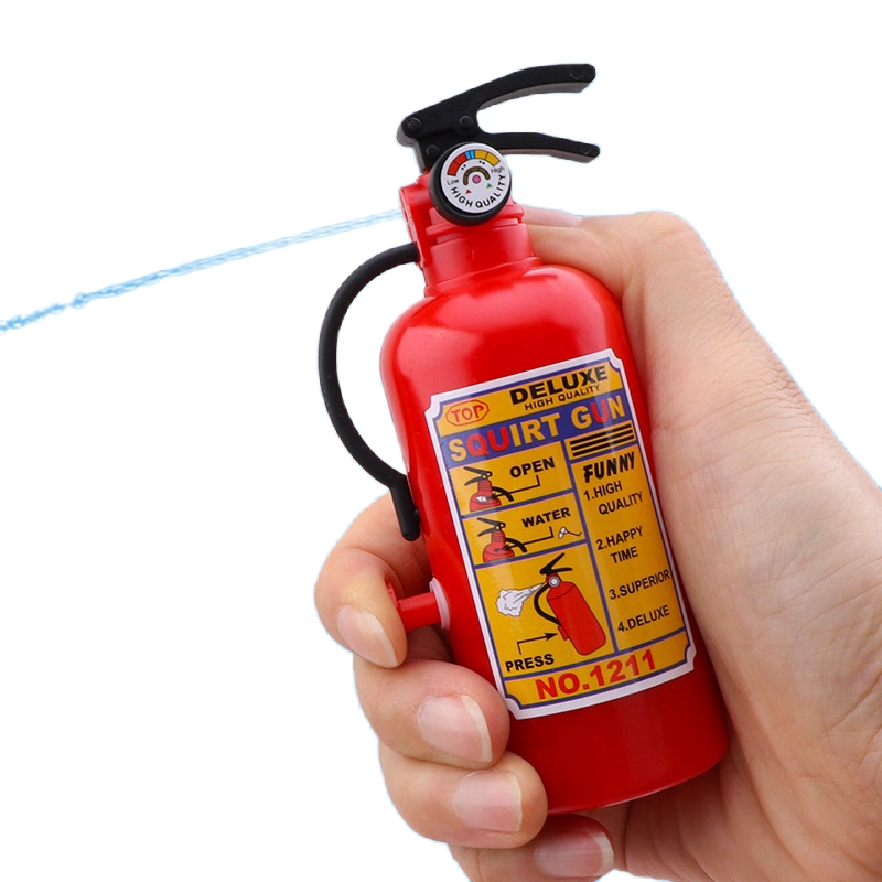 Fire Starter Waterproof - ミニ消火器,楽しいおもちゃ,水鉄砲,スプレー水,屋外プール,ビーチ,夏のおもちゃ,消防士,子供のためのよだれかけ,パーティー,2個