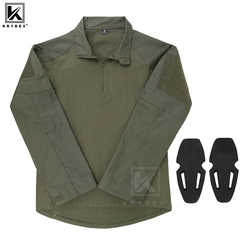 Hunting Outdoor Clothing - KRYDEX タクティカル G4 コンバット シャツ リップストップ