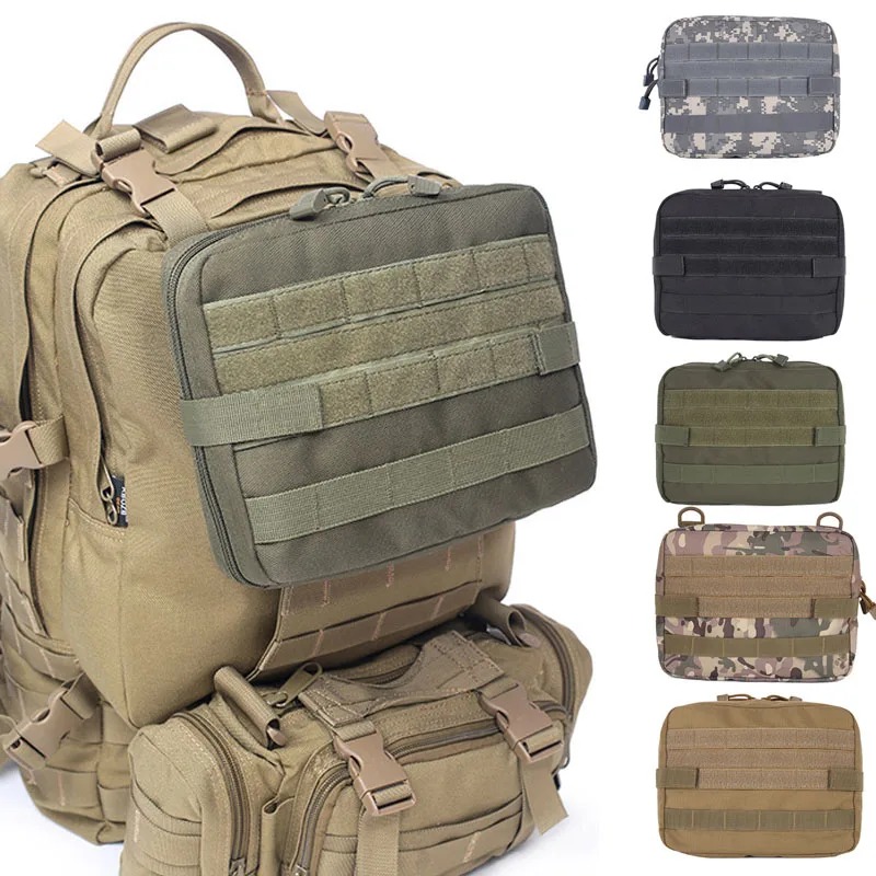 Outdoor Hunting Kit - モールユーティリティポーチ,医療用バッグ,戦術的な屋外緊急パック,キャンプや狩猟用アクセサリー,マルチツールキット,EDCバッグ