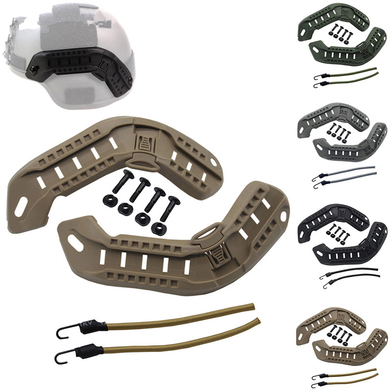 Outdoor Hunting Guide - 戦術的なARCサイドマウントレール MICH2000ヘルメット用 ヘルメットガイドレールアダプターアクセサリー 狩猟、サイクリング、エアソフト、アウトドアスポーツ用