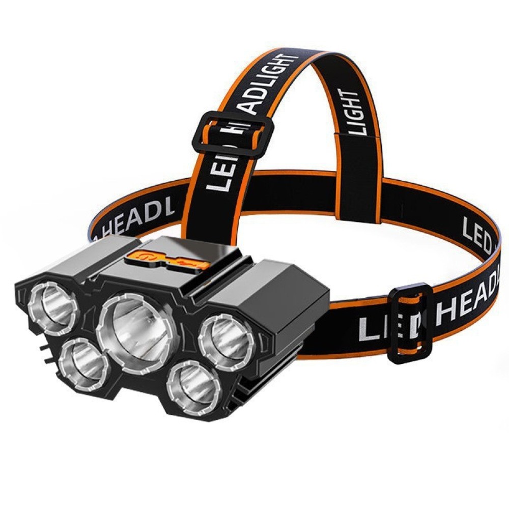 Headlamp Tactical Bright - 夜間の登山、キャンプ、ハイキング、アウトドアスポーツに最適な明るいLEDヘッドランプ、充電式で耐久性のある戦術的なヘッドトーチ