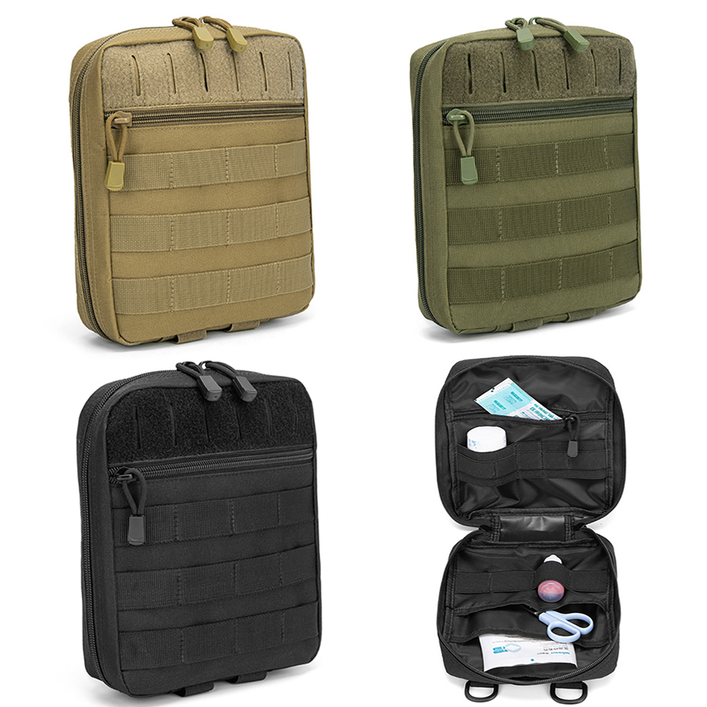 Outdoor Hunting Kit - 戦術的なモール EDC ポーチ屋外応急処置キットポーチウエストパック緊急ユーティリティツールポーチ狩猟バッグキャンプハイキング用