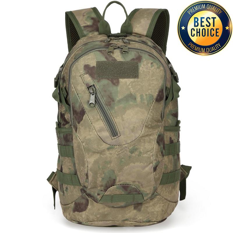 Hunting Outdoors - トラベルバックパック タクティカルバックパック 900D キャンプ ハイキング 迷彩バッグ
