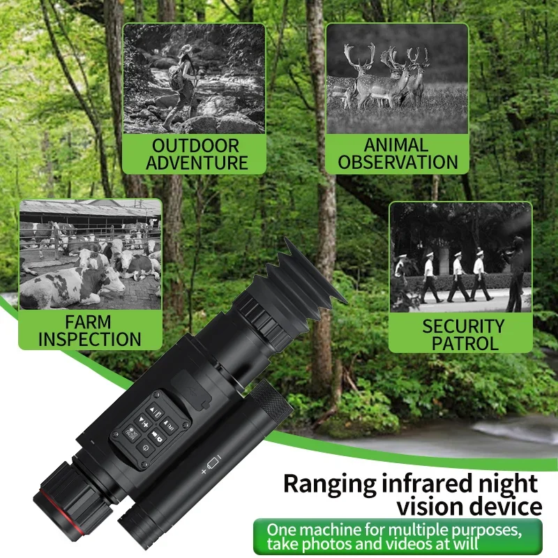 NV076-50mm-850 デジタル屋外単眼鏡赤外線ナイト - Outdoor Hunting Digital Night Vision のレビューと価格