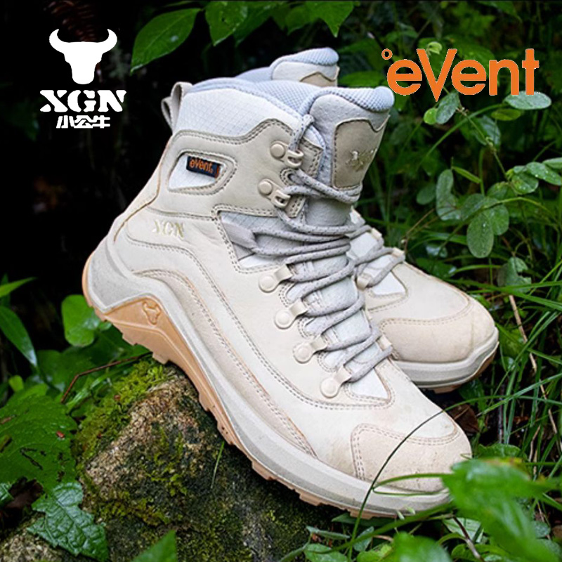 XGN 牛革屋外ハイキングシューズ男性イベント防水女性トレッ - Outdoor Hunting Boots For Men のレビューと価格