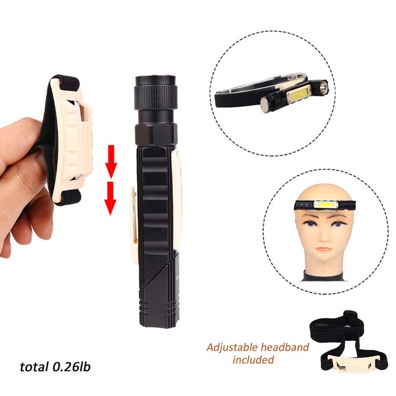ハンズフリー戦術懐中電灯デュアル燃料 90 度ツイストロータ - Headlamp Tactical Bright のレビューと価格
