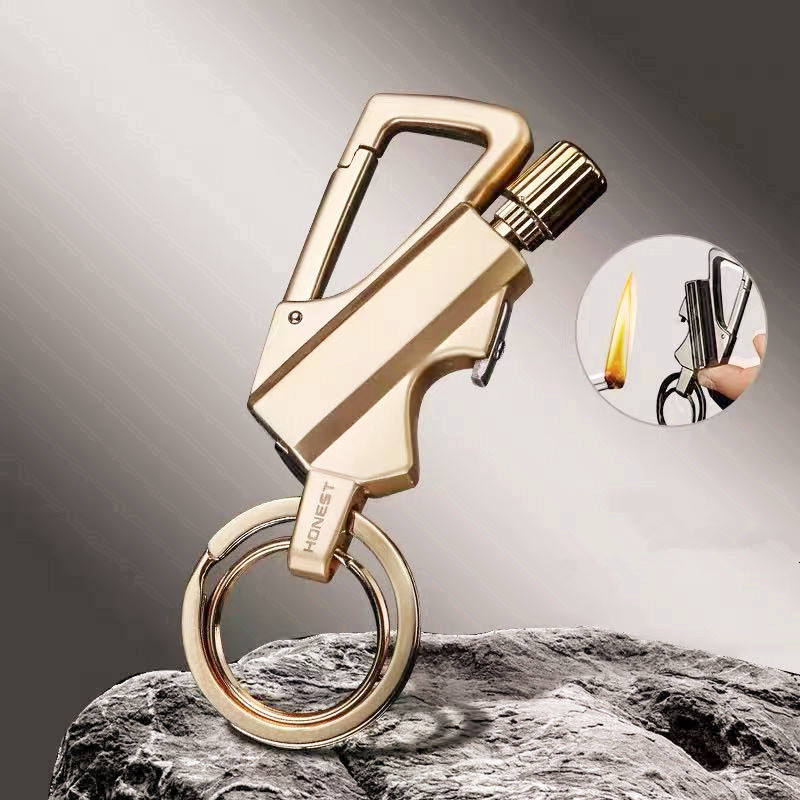 新しい屋外用金属製携帯ライター、不滅の火起こしマッチ、キャン - Fire Starter Waterproof のレビューと価格