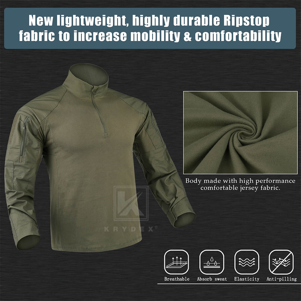 KRYDEX タクティカル G4 コンバット シャツ リップ - Hunting Outdoor Clothing のレビューと価格