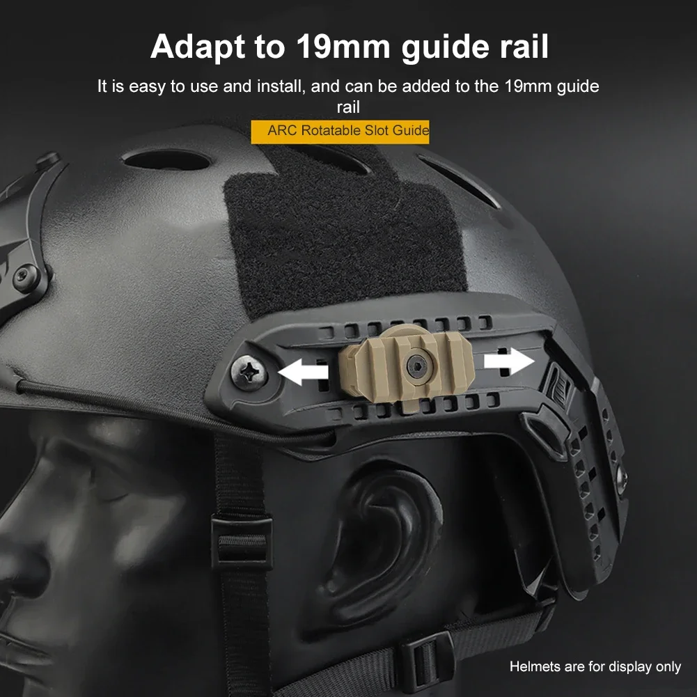 2 個の戦術ヘルメットサイドレールマウントアダプタ屋外 36 - Outdoor Hunting Guide のレビューと価格