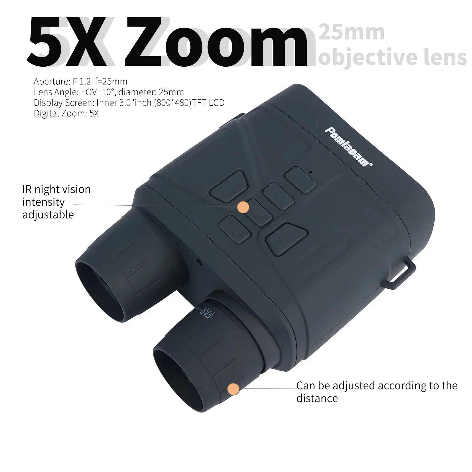 双眼赤外線暗視,12メガピクセル,nv4000,5倍デジタル - Outdoor Hunting Digital Night Vision のレビューと価格
