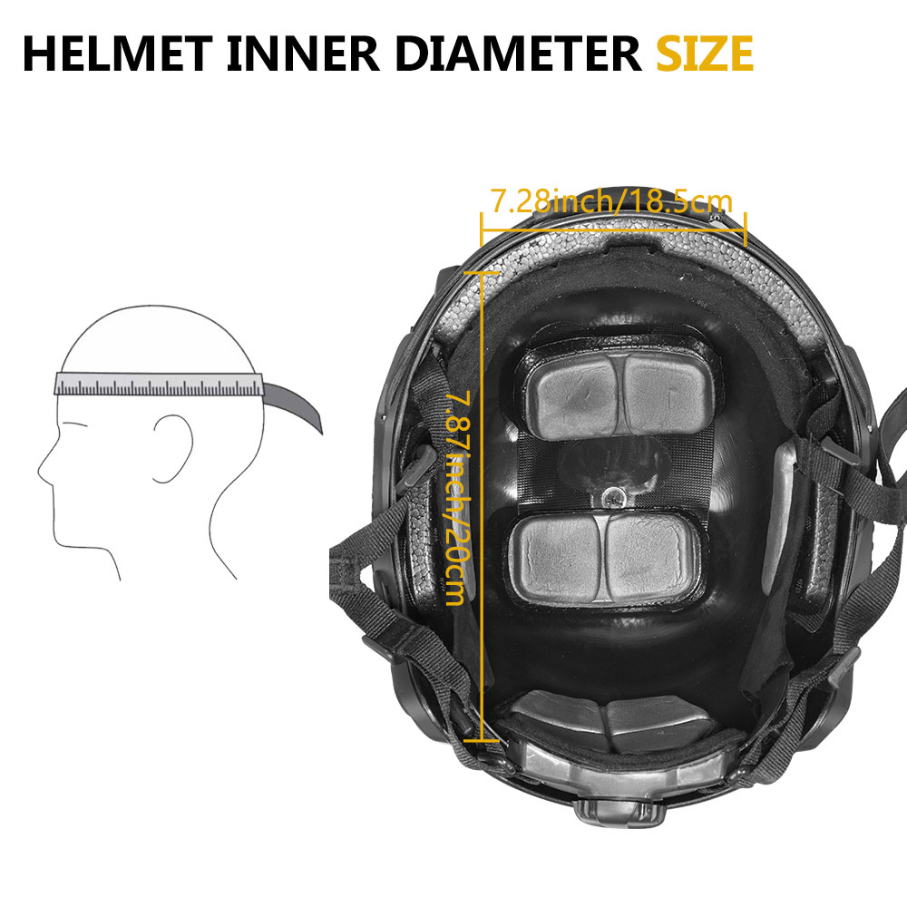 BOOIU タクティカルエアソフトヘルメットセット 調節可能 - Outdoor Hunting Kit のレビューと価格