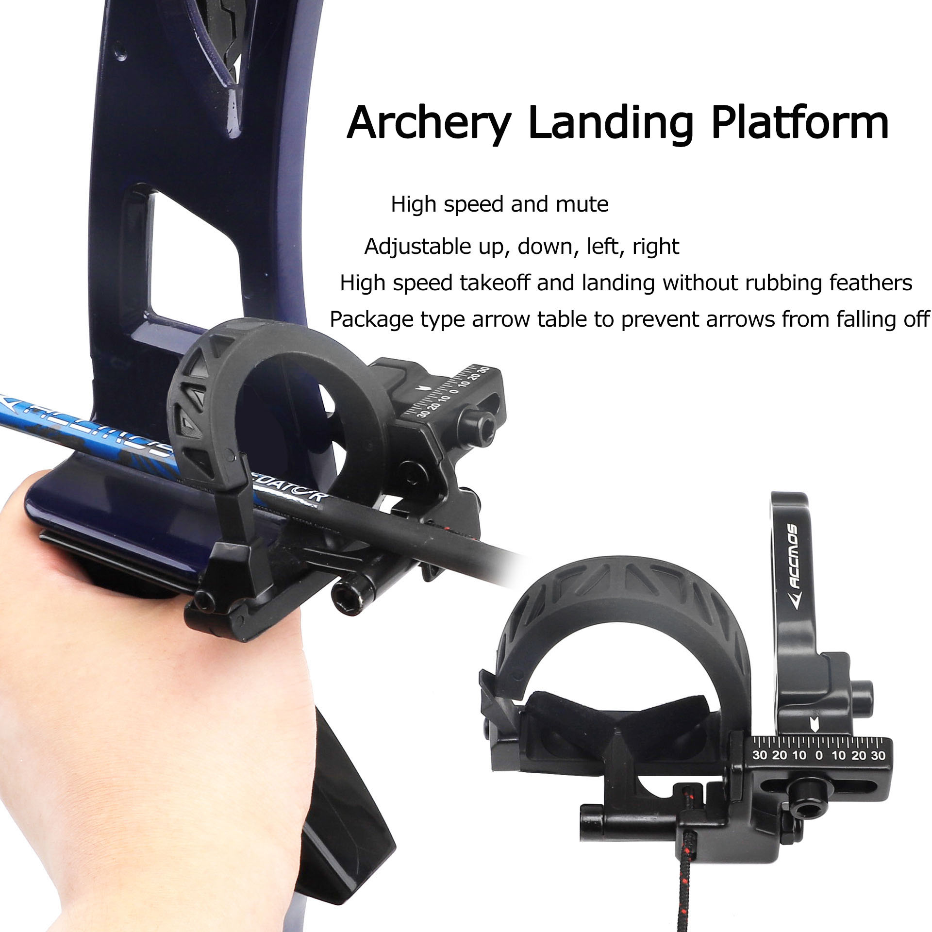 D3 D6 調整可能な左右兼用コンパウンドボウ用アローレスト - Hunting Bow Compound のレビューと価格