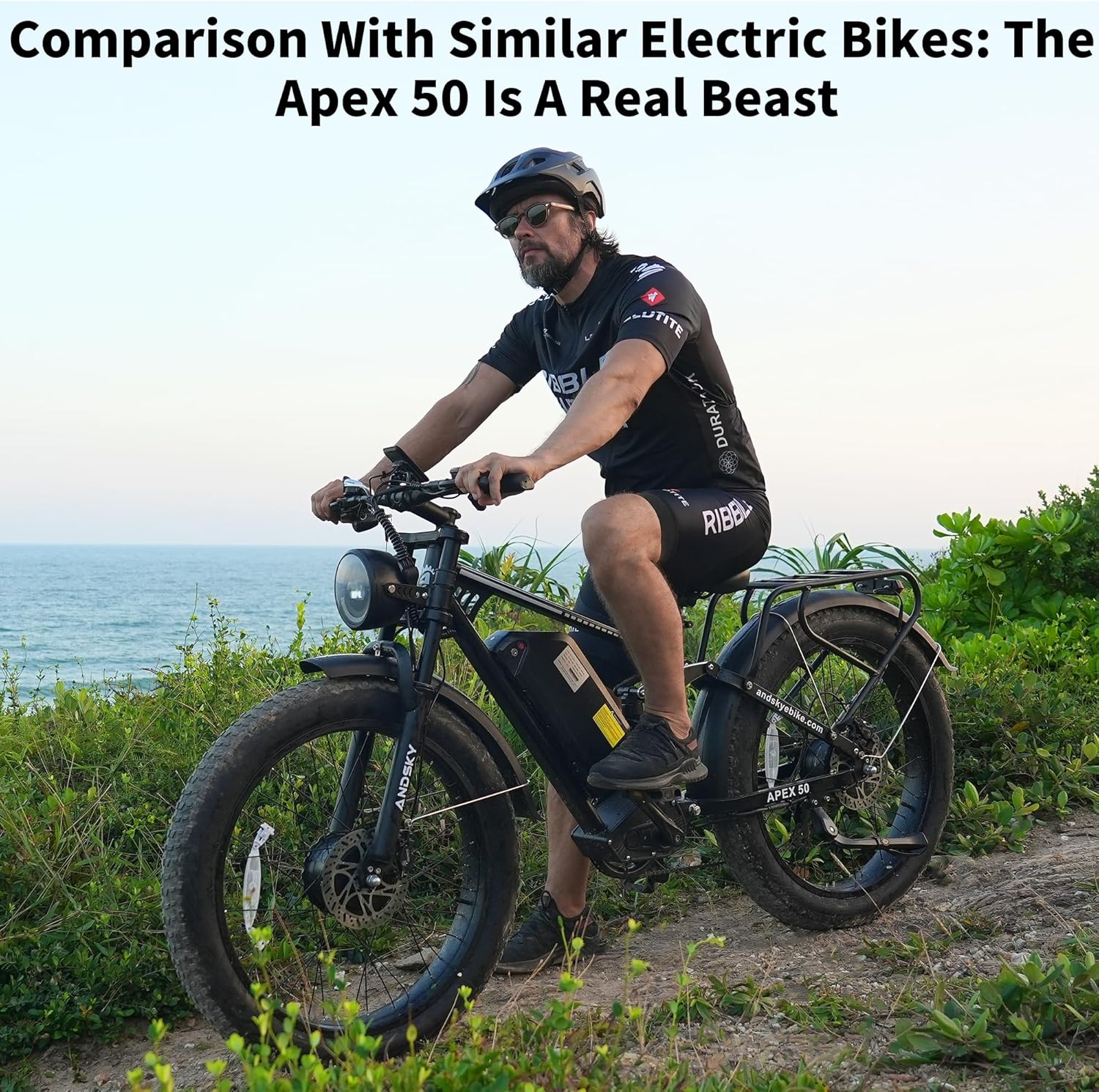 ANDSKY Apex50 AWD電動自転車 3000Wデュ - Outdoor Hunting Electric Bike のレビューと価格