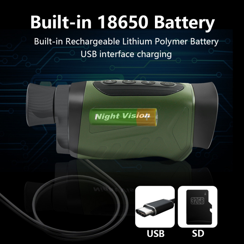 屋外狩猟用暗視装置、高画質ビデオ録画、バードウォッチング用双 - Outdoor Hunting Digital Night Vision のレビューと価格