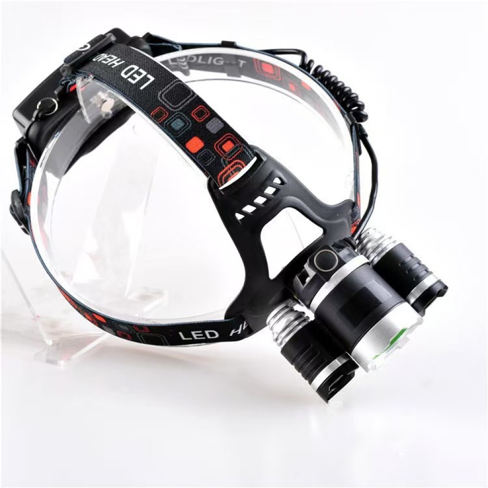 耐久性のある3LEDヘッドランプ、超明るい戦術用懐中電灯、夜 - Headlamp Tactical Bright のレビューと価格