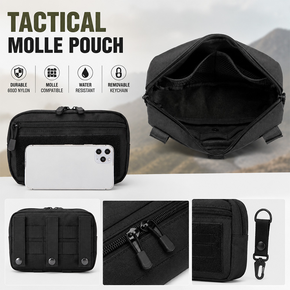 戦術的なモール EDC ポーチ屋外応急処置キットポーチコンパ - Outdoor Hunting Kit のレビューと価格