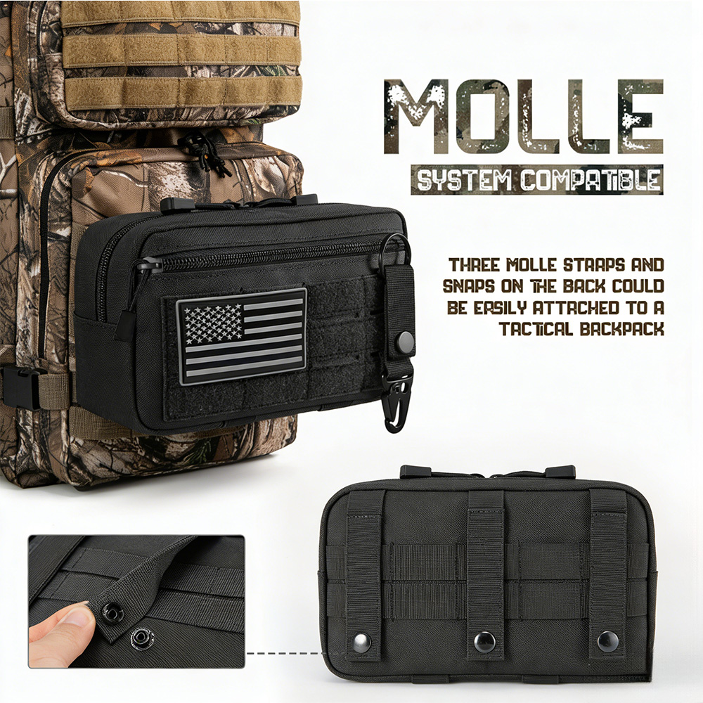 戦術的なモール EDC ポーチ屋外応急処置キットポーチコンパ - Outdoor Hunting Kit のレビューと価格