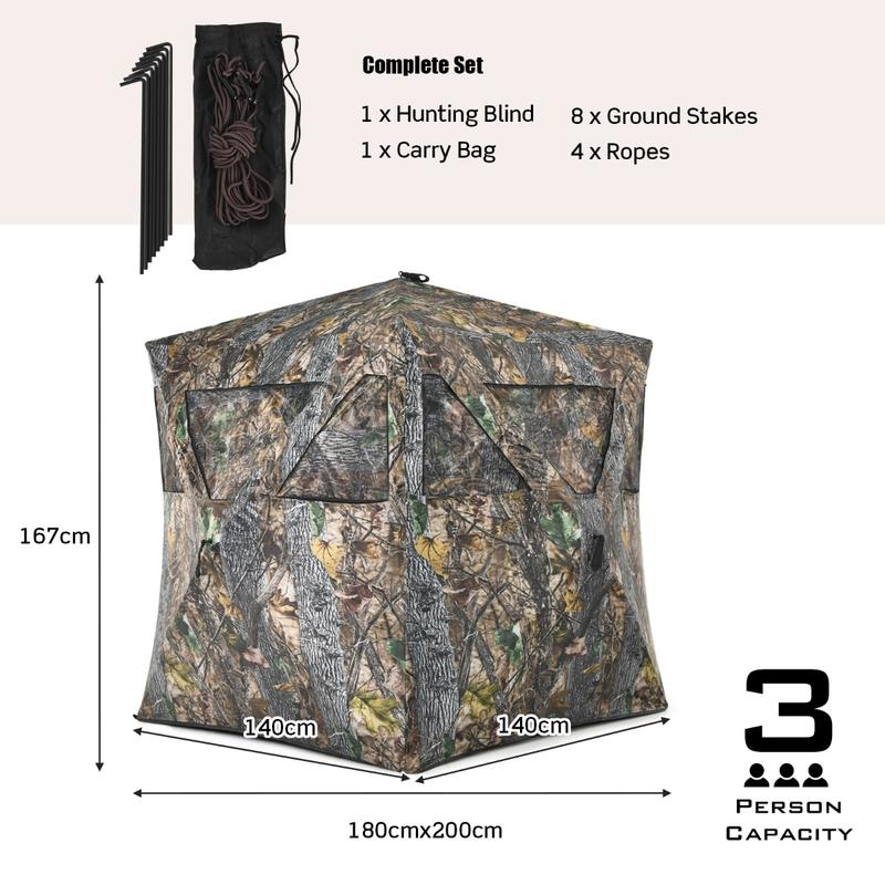 鹿やアンテロープ用の地釘と固定具付きポータブルハンティングブ - Hunting & Outdoor Supplies Vanderbijlpark のレビューと価格