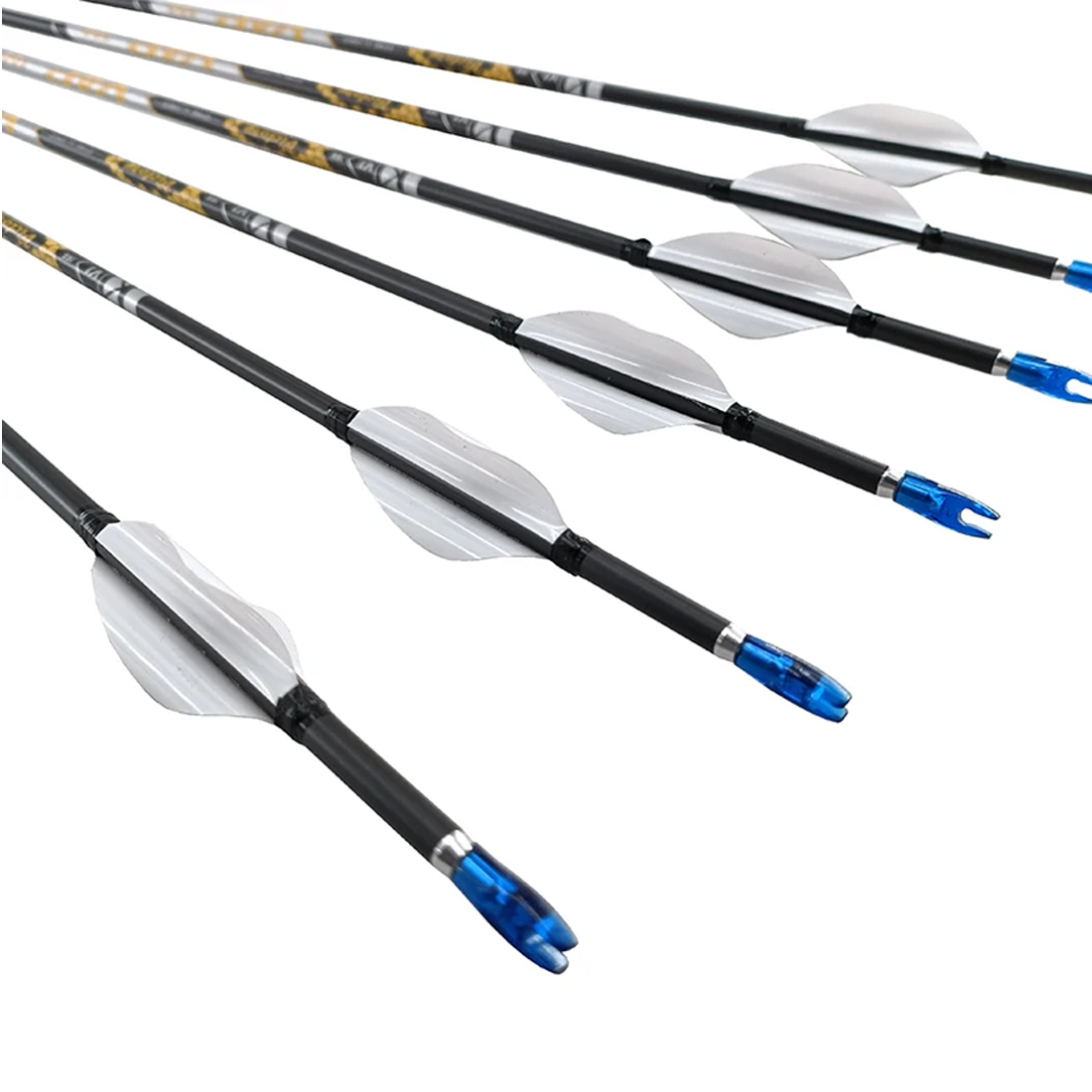 12本入り カーボン矢 SP350-1000 1.8インチ  - Hunting Bow Compound のレビューと価格