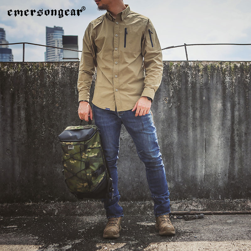 財布の形をした青い長袖シャツ,シックなデザイン,マウンテンバ - Hunting Outdoor Clothing のレビューと価格