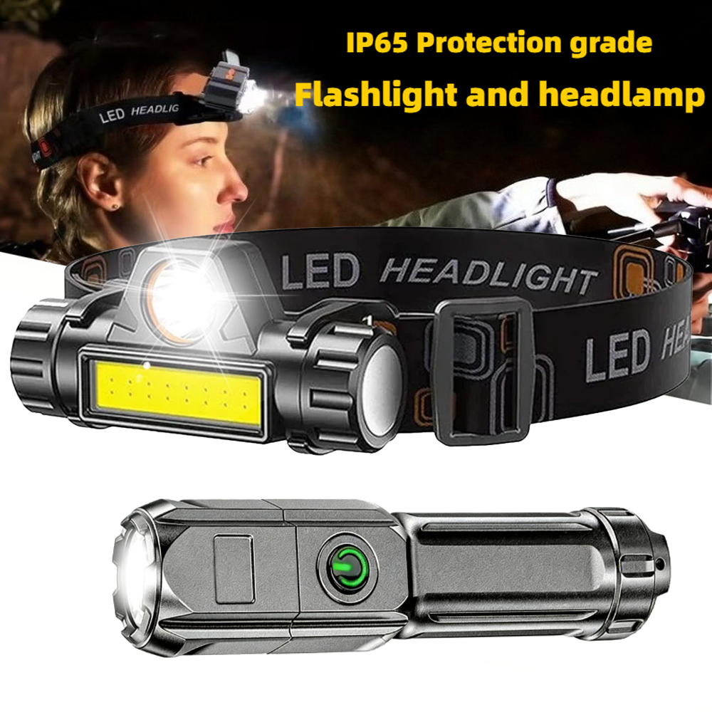 超高輝度懐中電灯 USB 充電式 LED ヘッドランプ戦術的 - Headlamp Tactical Bright のレビューと価格