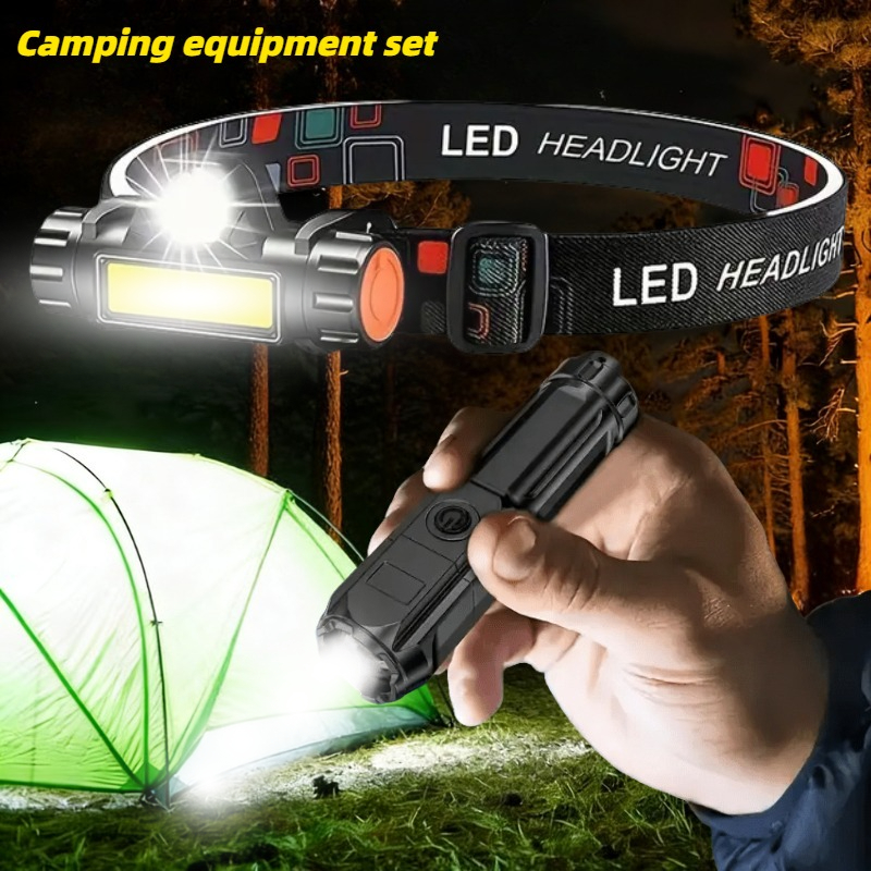 超高輝度懐中電灯 USB 充電式 LED ヘッドランプ戦術的 - Headlamp Tactical Bright のレビューと価格