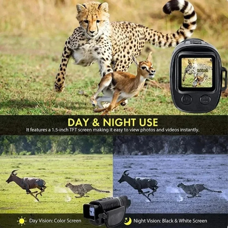 5X ズームデジタル単眼鏡赤外線ナイトビジョン望遠鏡 300 - Outdoor Hunting Digital Night Vision のレビューと価格