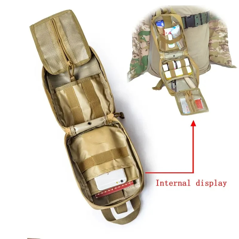 戦術的な応急処置キット医療バッグ緊急屋外狩猟車キャンプモール - Outdoor Hunting Kit のレビューと価格