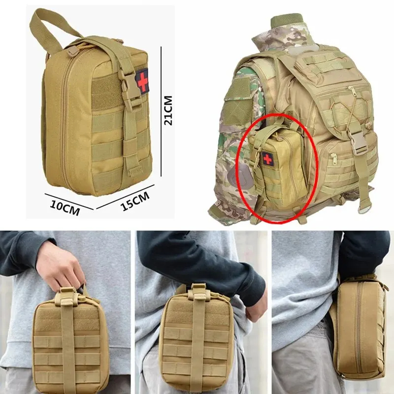 戦術的な応急処置キット医療バッグ緊急屋外狩猟車キャンプモール - Outdoor Hunting Kit のレビューと価格