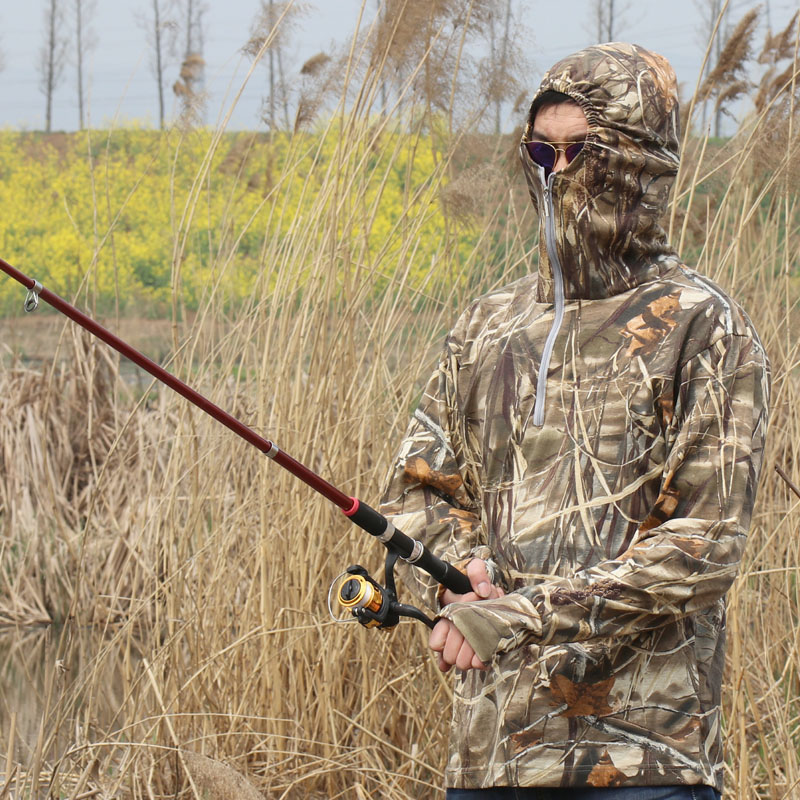 夏の日焼け止めフィッシングフード付きジャケット,通気性,速乾 - Hunting Fishing Outdoor Shows のレビューと価格