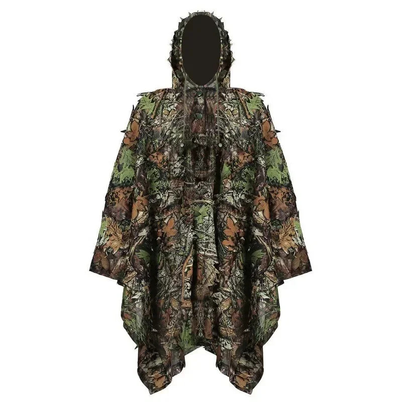 戦術狩猟服 3D メープルリーフ バイオニック ギリー迷彩服 - Hunting Outdoor Clothing のレビューと価格