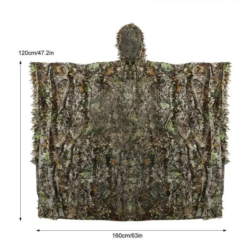 戦術狩猟服 3D メープルリーフ バイオニック ギリー迷彩服 - Hunting Outdoor Clothing のレビューと価格