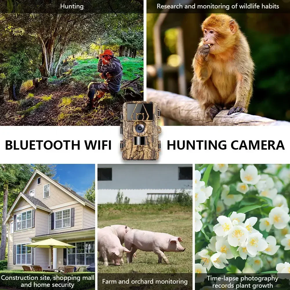 PR801W WIFI 8K 60MP デジタルトレイルカメ - Outdoor Hunting Digital Night Vision のレビューと価格