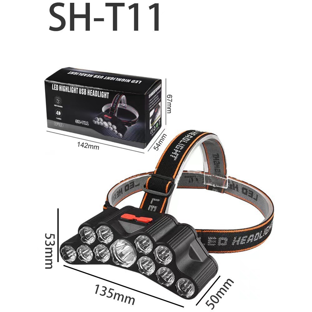 超明るいLEDヘッドランプ キャンプ ハイキング アウトドア - Headlamp Tactical Bright のレビューと価格