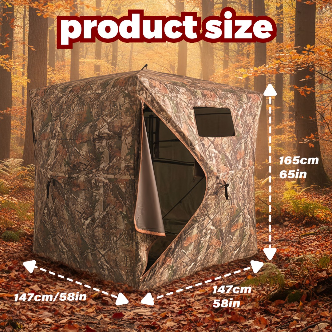迷彩柄ポップアップハンティングブラインド、簡単設置、地上設置 - Hunting & Outdoor Supplies Vanderbijlpark のレビューと価格