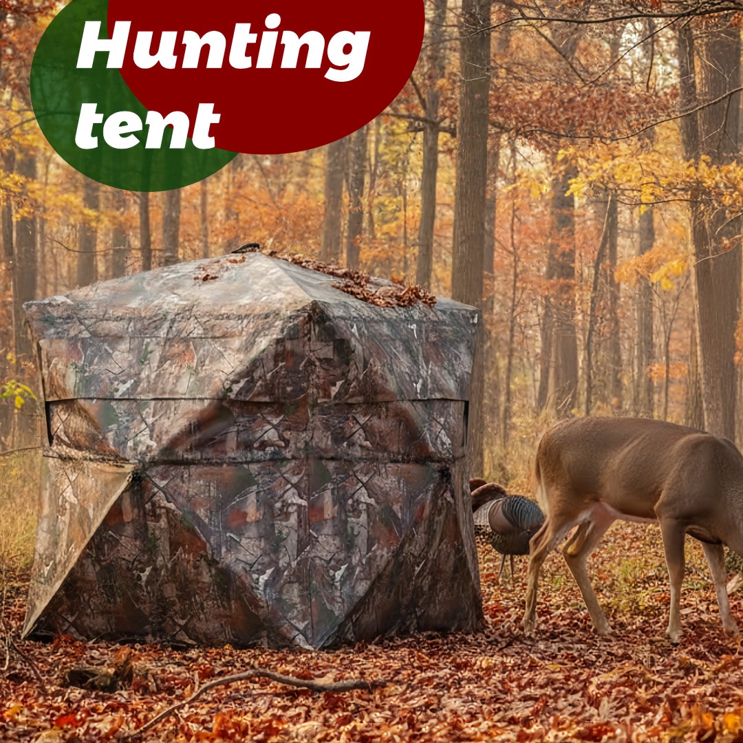 迷彩柄ポップアップハンティングブラインド、簡単設置、地上設置 - Hunting & Outdoor Supplies Vanderbijlpark のレビューと価格