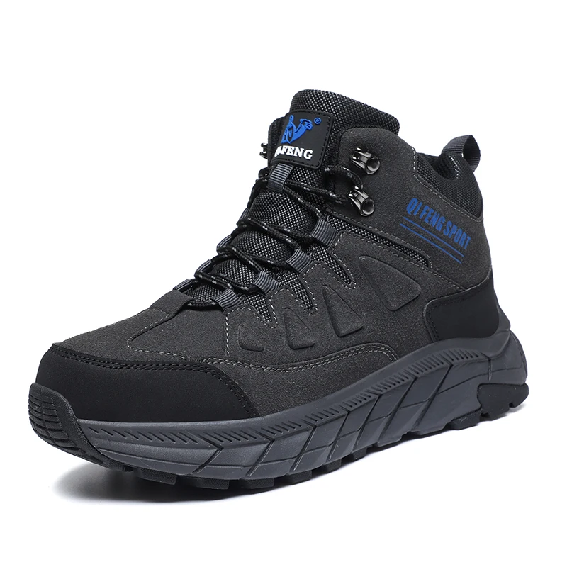 大型サイズ48 レザーハイキングブーツ メンズ 冬用 アウト - Outdoor Hunting Boots For Men のレビューと価格