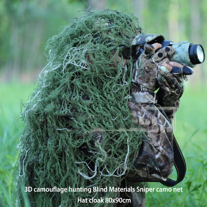 狩猟用の戦術的な3Dカバー,カモフラージュネット,屋外キャン - Hunting And Camping In Jungle のレビューと価格
