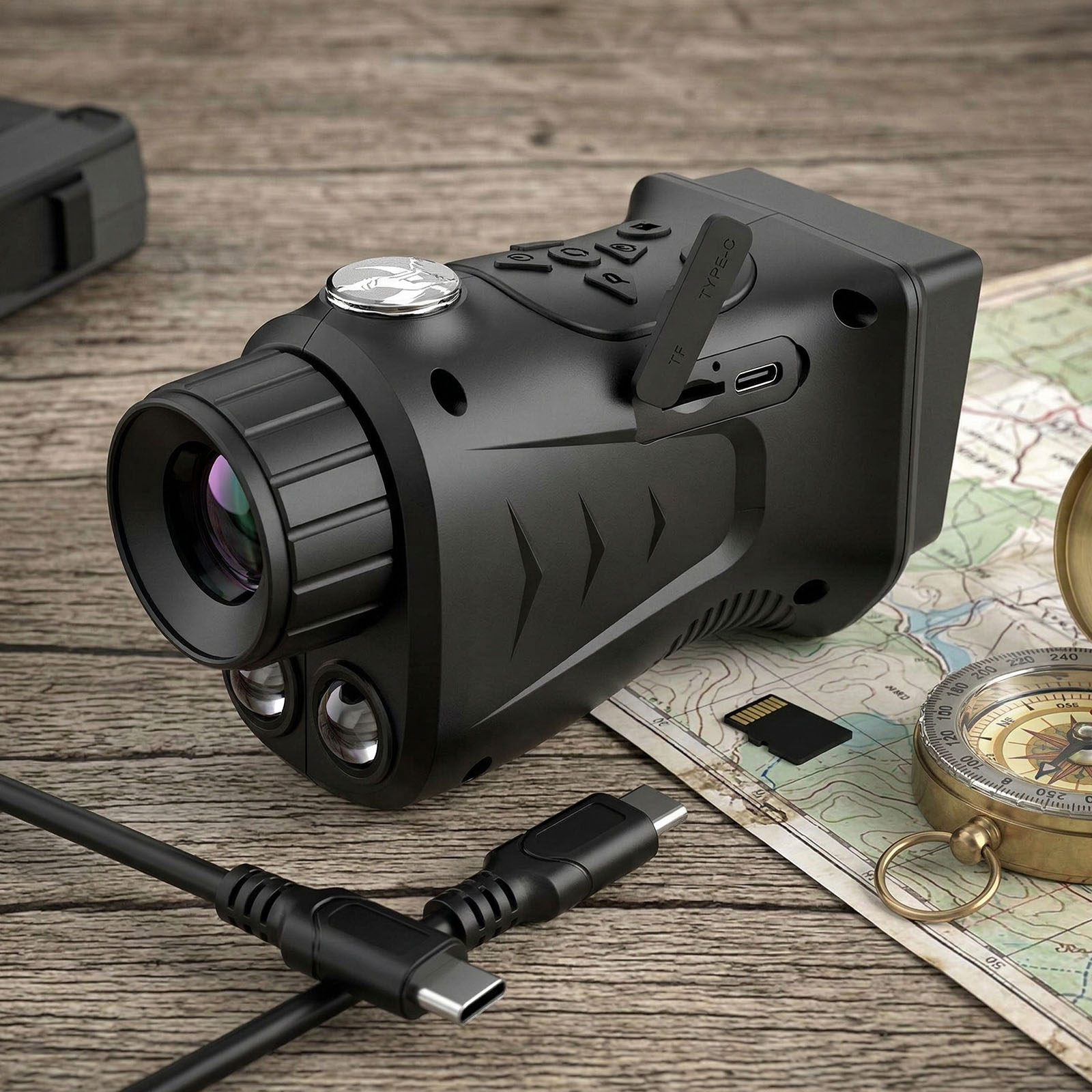 4K赤外線ナイトビジョンデバイス充電式ハンティングカメラデジ - Outdoor Hunting Digital Night Vision のレビューと価格