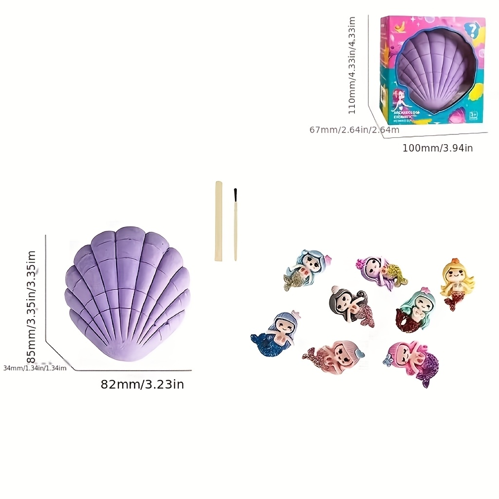 新しい考古学的海洋人魚姫ブラインドボックス宝探し：恐竜発掘、 - Hunting Blind Fabric のレビューと価格
