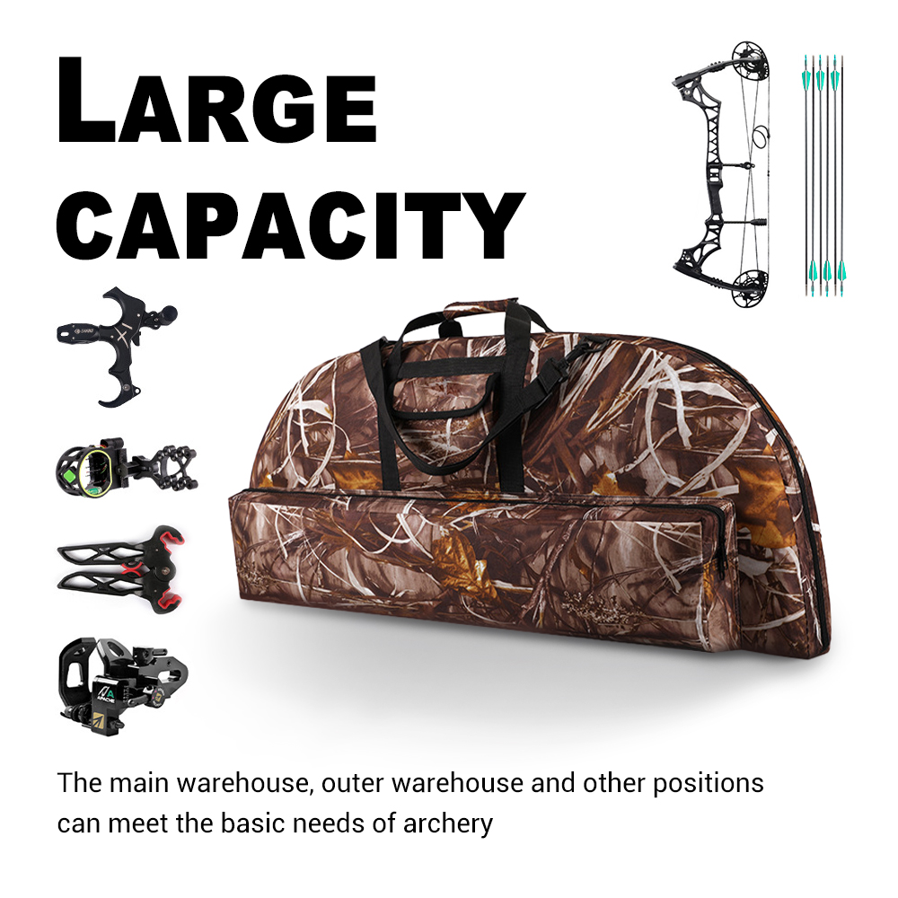 弓キャリングバッグ アーチェリー用品収納袋 矢ポケット付き  - Hunting Bow Compound のレビューと価格