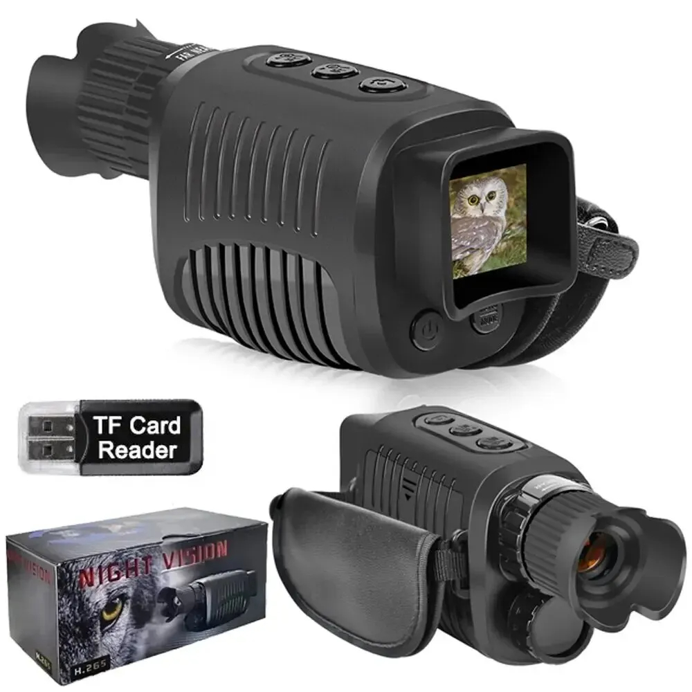 単眼ナイトビジョンデバイス 1080P HD 赤外線カメラ  - Outdoor Hunting Digital Night Vision のレビューと価格
