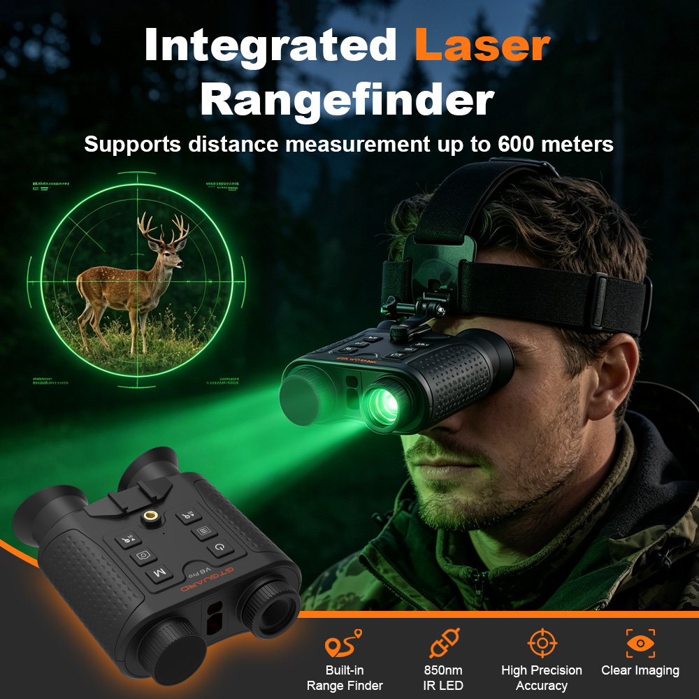 4Kナイトビジョン双眼鏡 8倍デジタルズーム 赤外線ナイトビ - Outdoor Hunting Digital Night Vision のレビューと価格